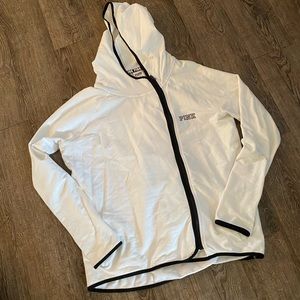 White Victoria Secret PINK Zip Up